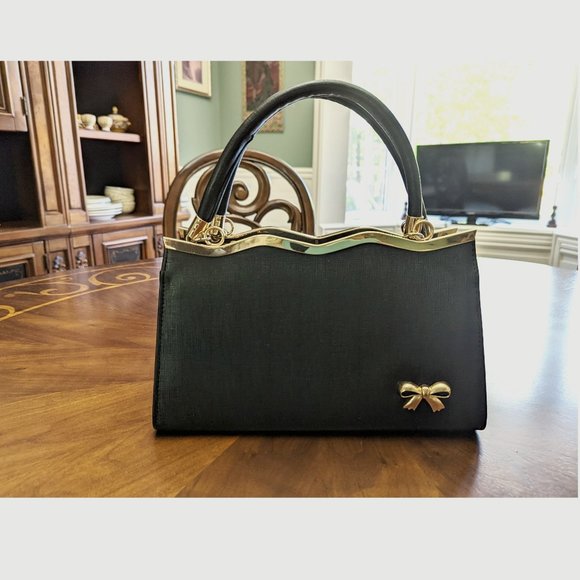 LITB Accessories - Jackie Style Black Purse/Bag